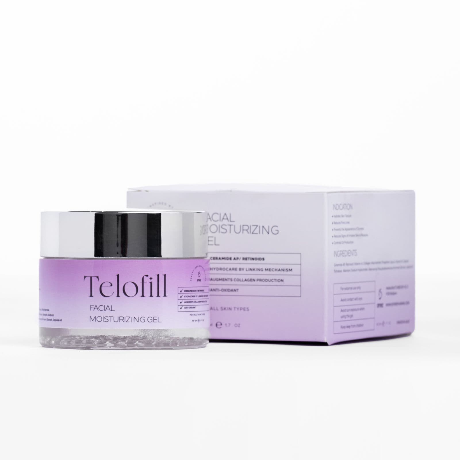 Telofill Ultra-Light Facial Moisturizing Gel 50gm