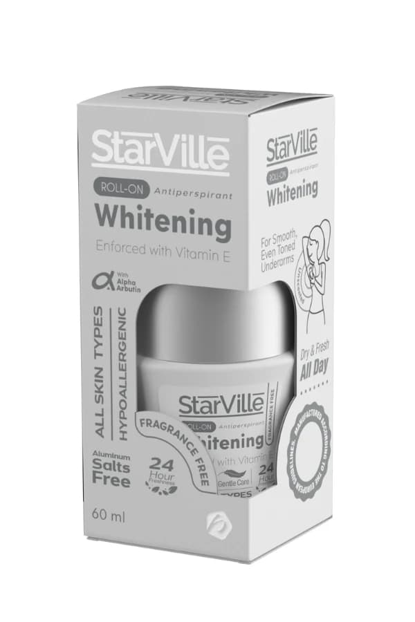 Starville Whitening Roll On Fragrance Free 60 ml