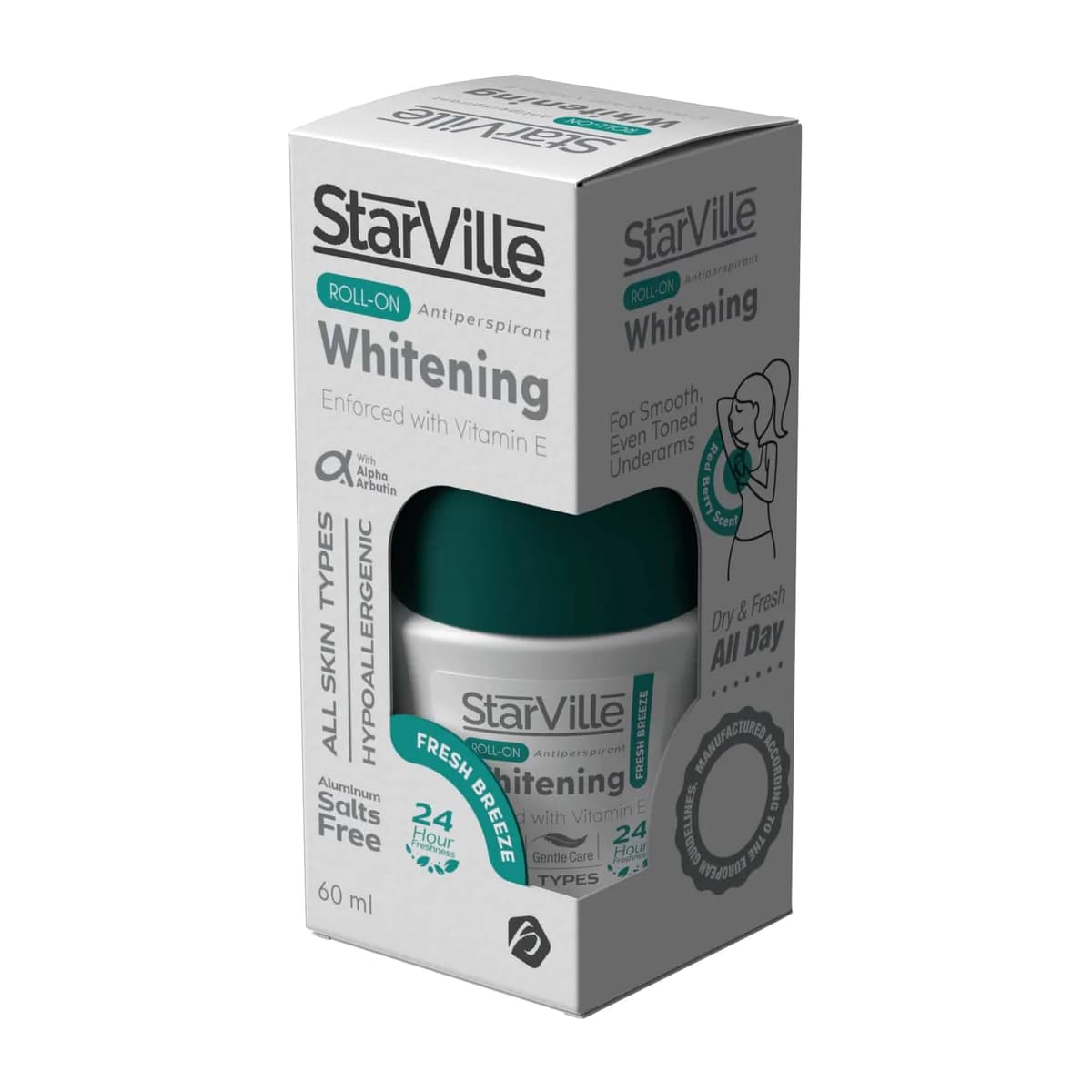 Starville Whitening Roll On fresh breeze Scent 60 ml