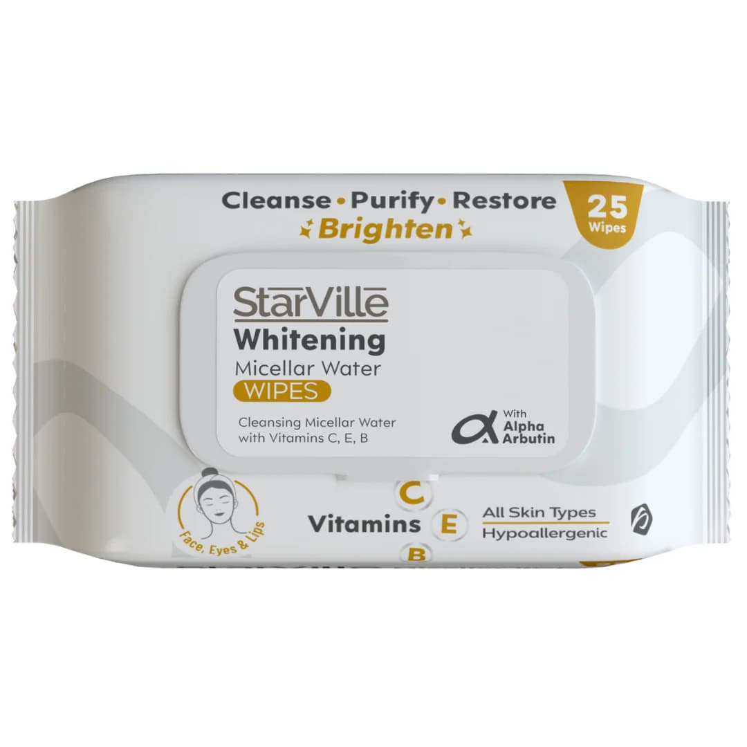 StarVilleWhiteningMicellarWaterWipes25