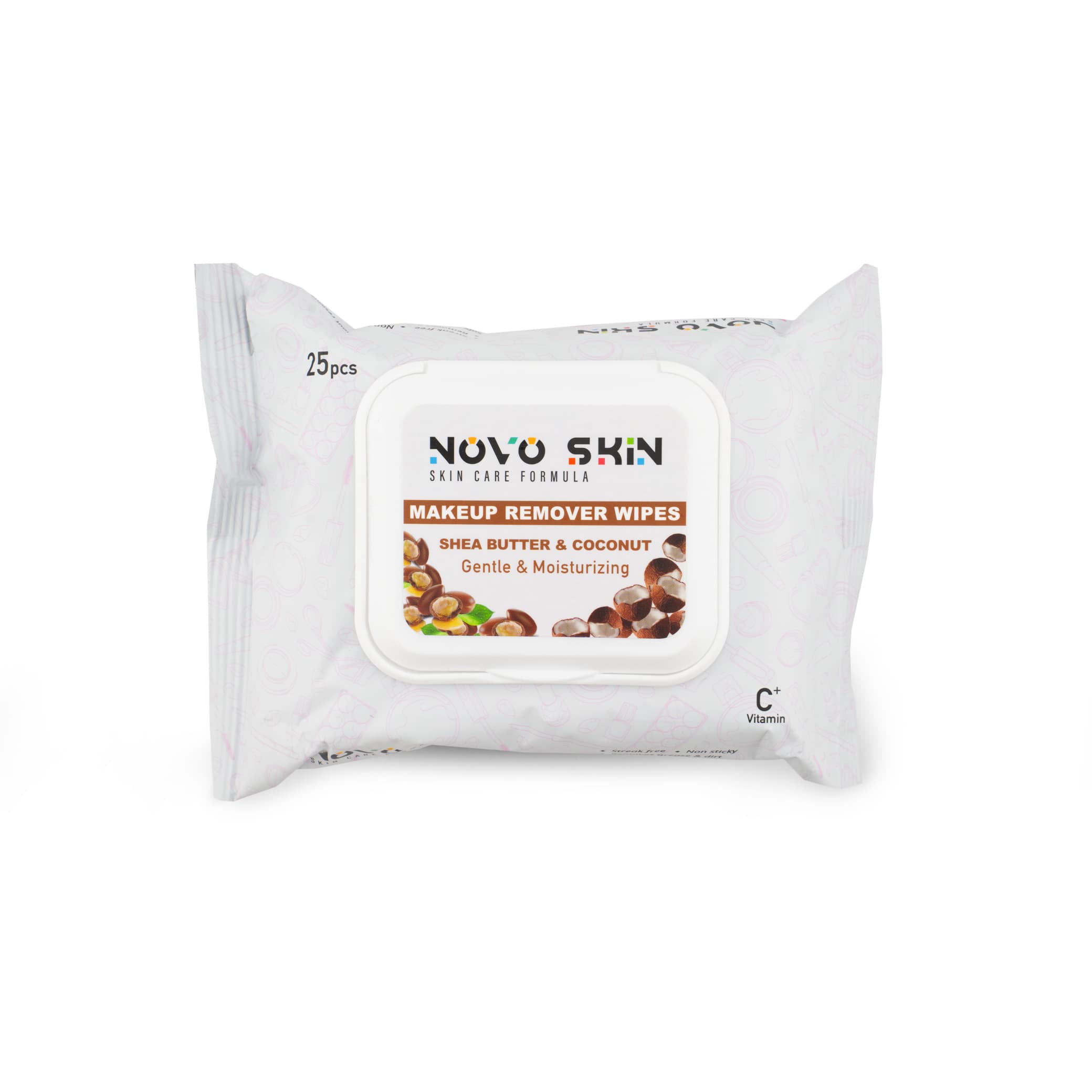 Makeup remover wipes shea butter and coconut