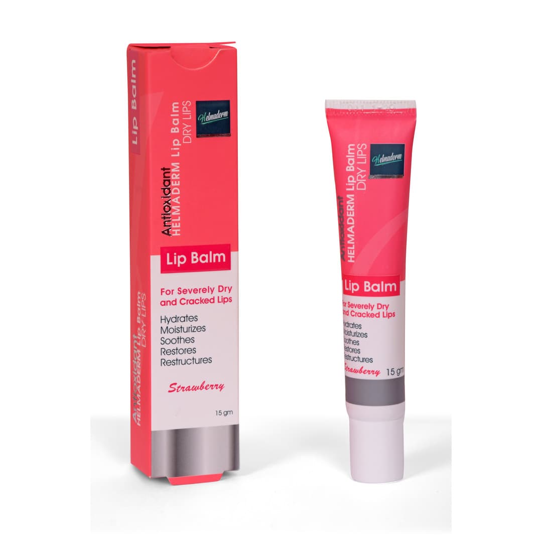 HELMADERM Lip Balm Stawberrry-195 LE-15 GM-6224002539229
