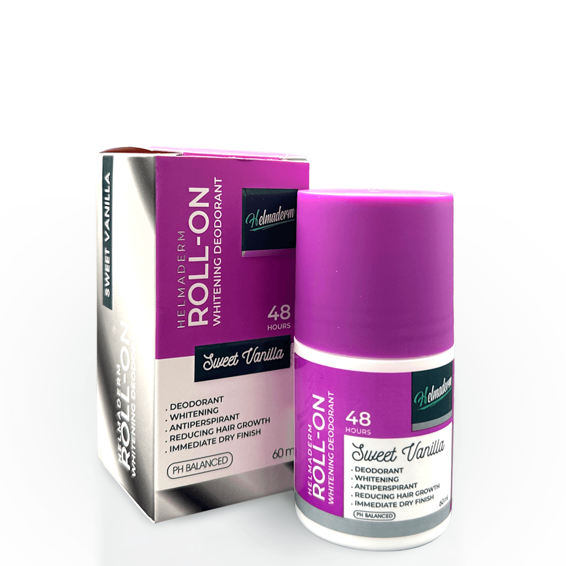 HELMADERM Roll On Whitening Deodorant Sweet Vanilla-299 LE-60 ML-6224002539182