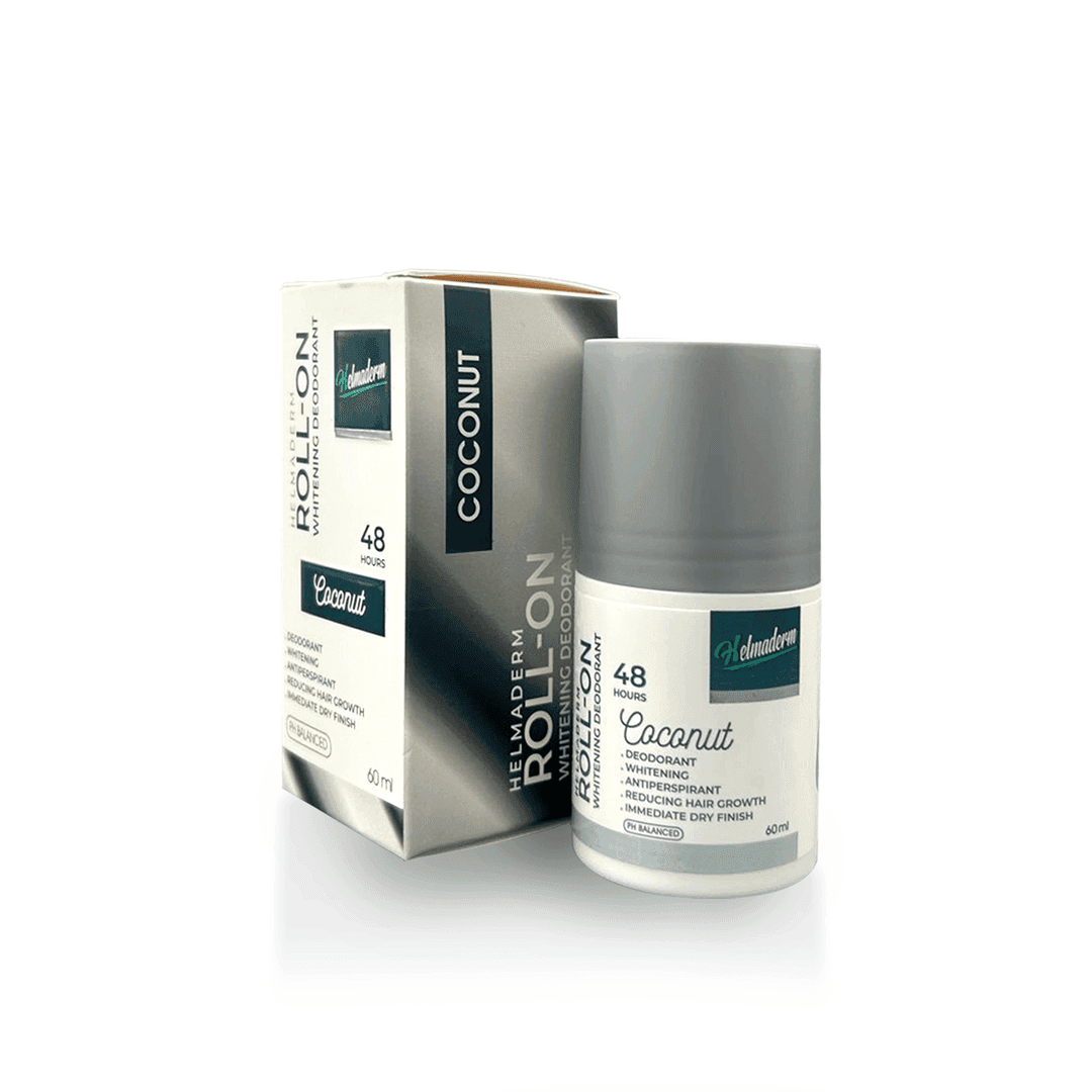 HELMADERM Roll on Whitening Deodorant Coconut-299 LE-60 ML-6224002539175
