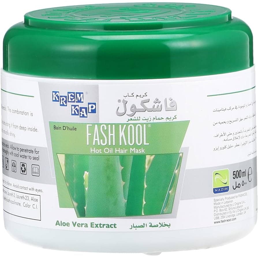 Fash Kool Fashkool alovera extract hot oil hair mask 500 ml,