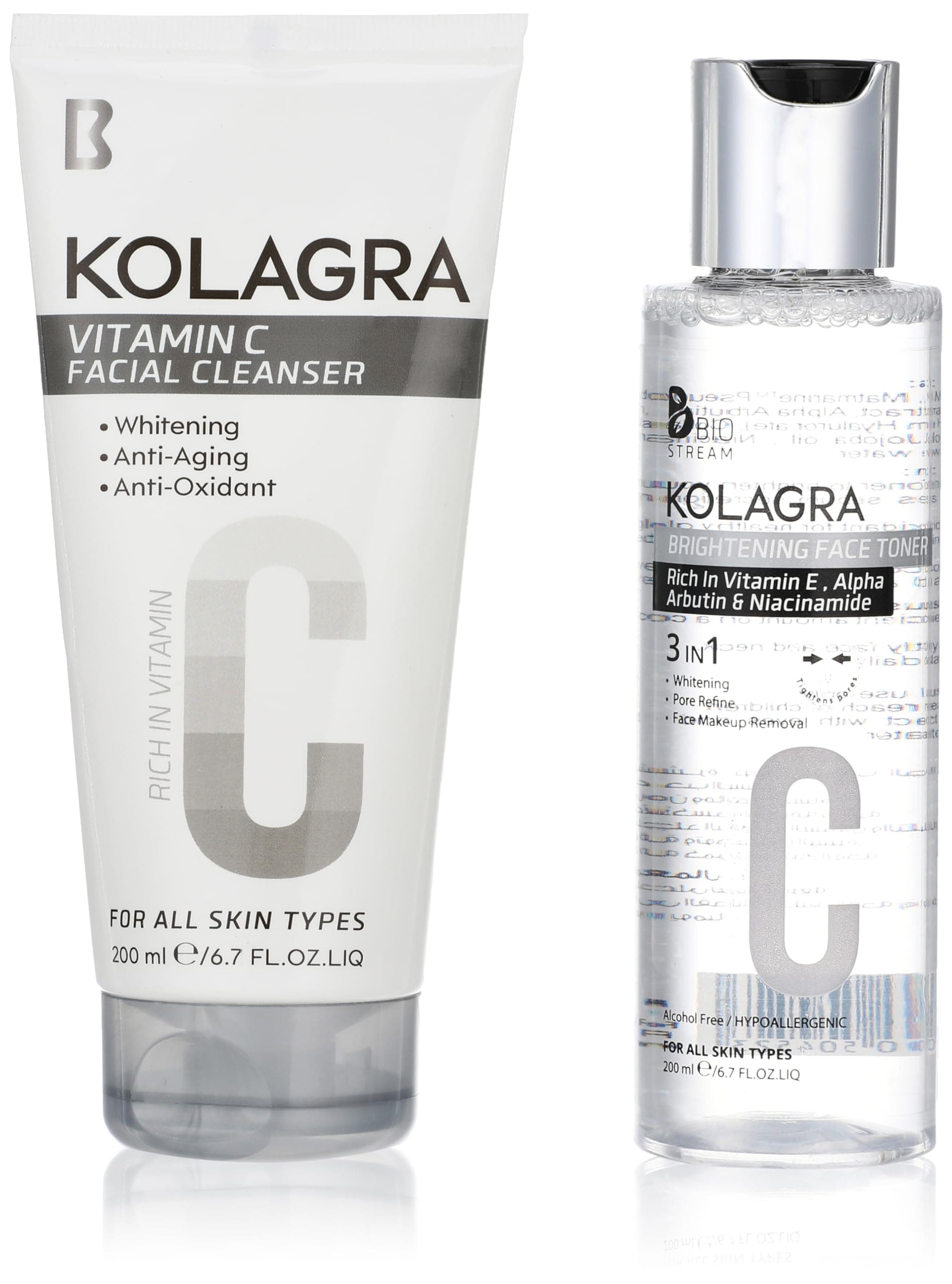 Kolagra cleanser + Toner